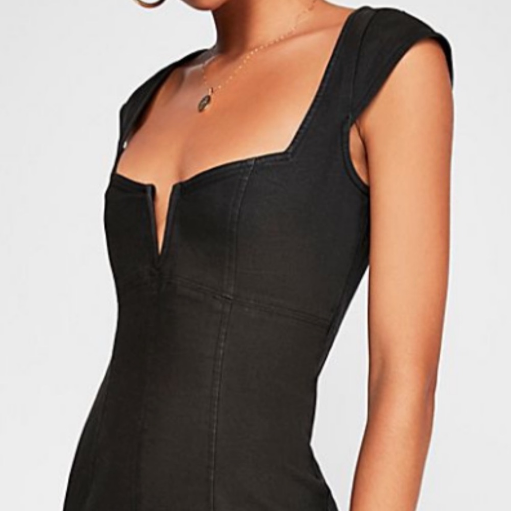Free People Lia Denim Mini Dress